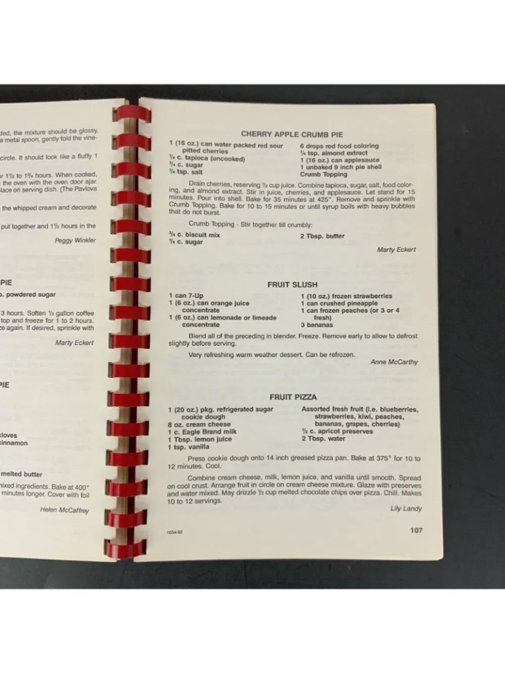 St Gerard Majella Home Cookin Cookbook 1992 Spiral Bound St Louis MO
